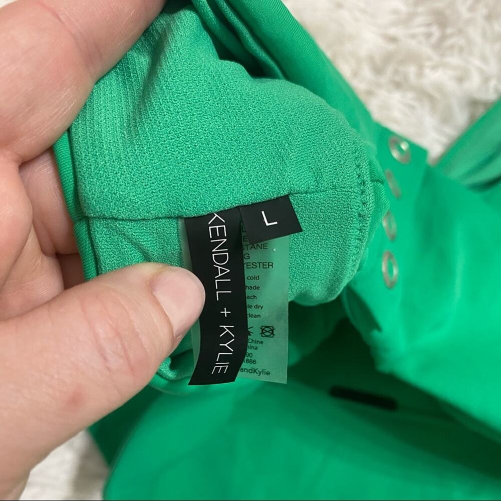 KENDALL + KYLIE • Green Knot Swimsuit Bikini M/L - Picture 12 of 14
